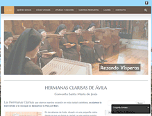 Tablet Screenshot of clarisasavila.org